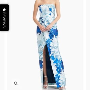 Kay Unger Lucienne Strapless Gown